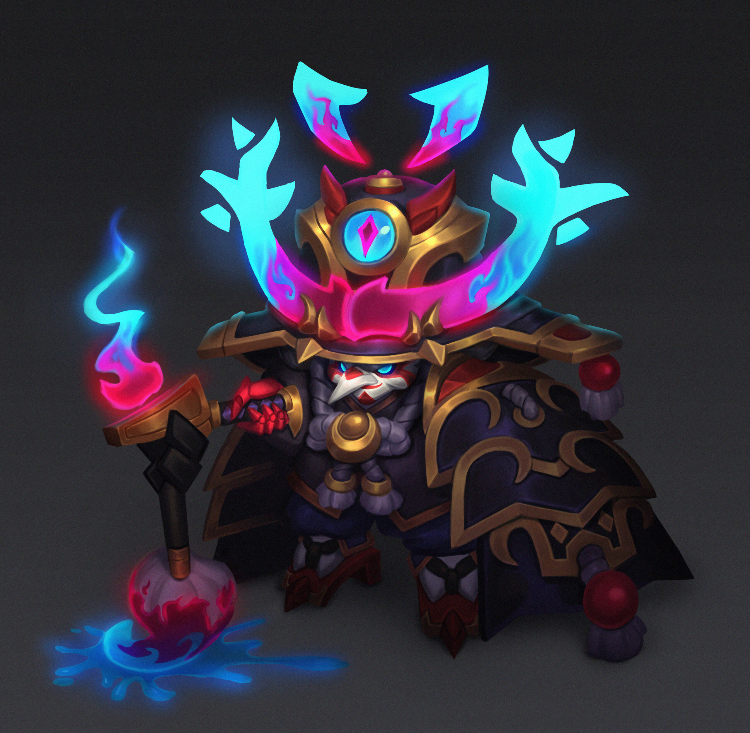 Fan Skin: Blood Moon Fei