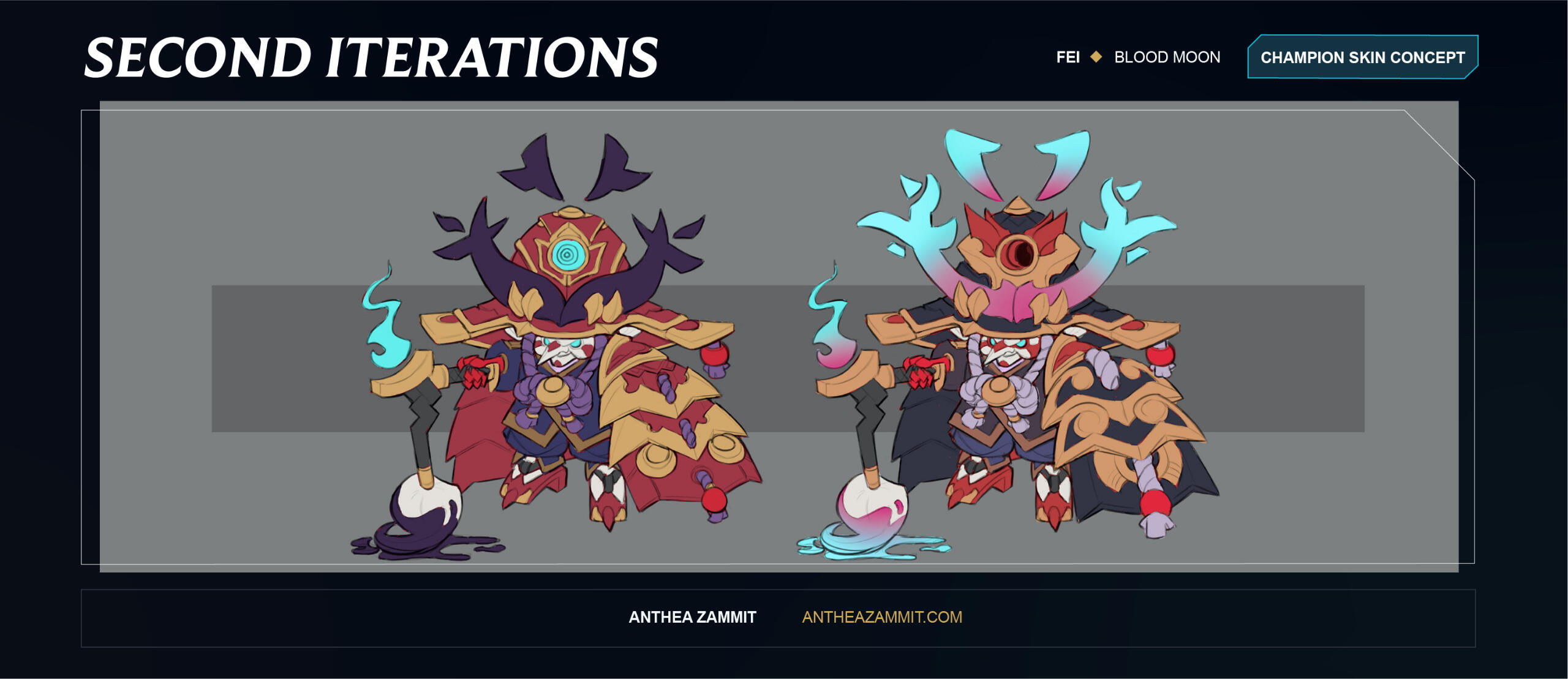 Fan Skin: Blood Moon Fei Color 2