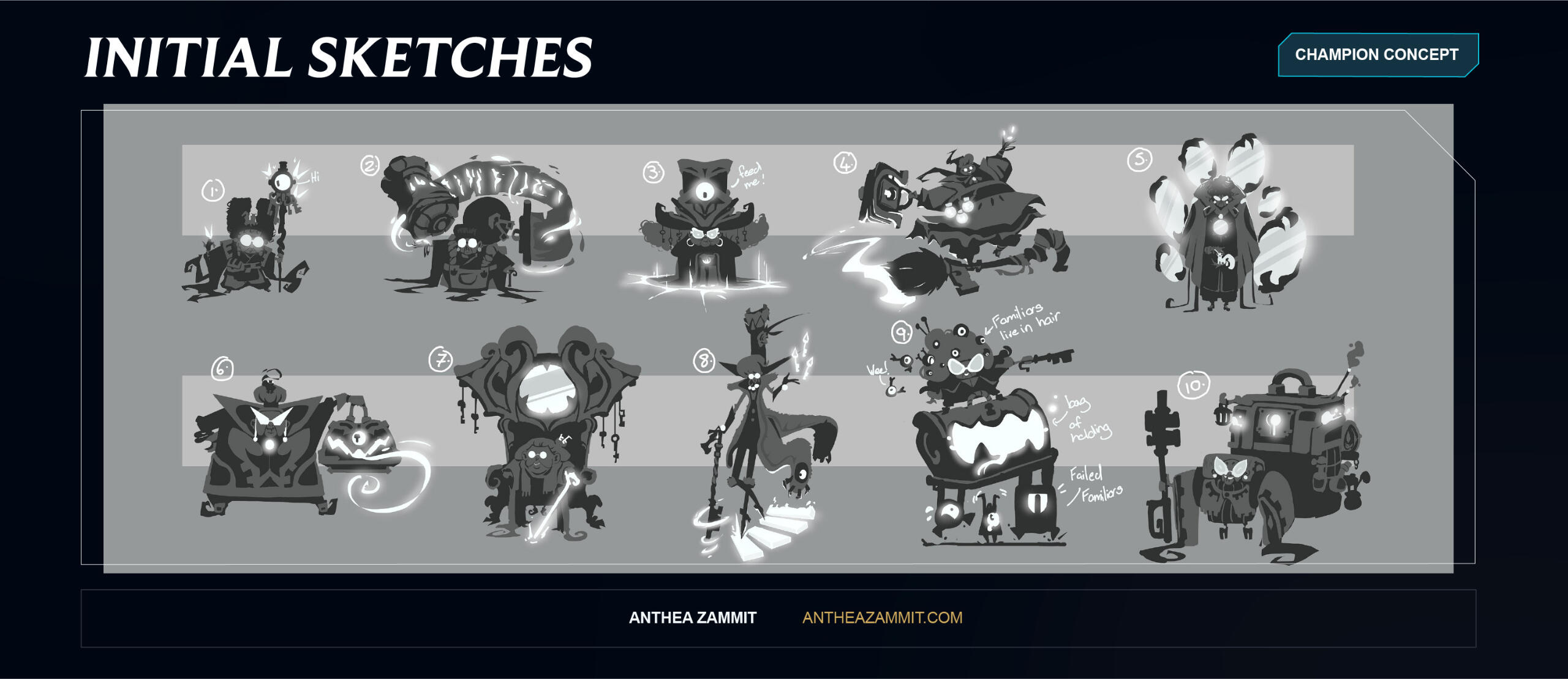 LOL Fan Champion : Fei Sketches