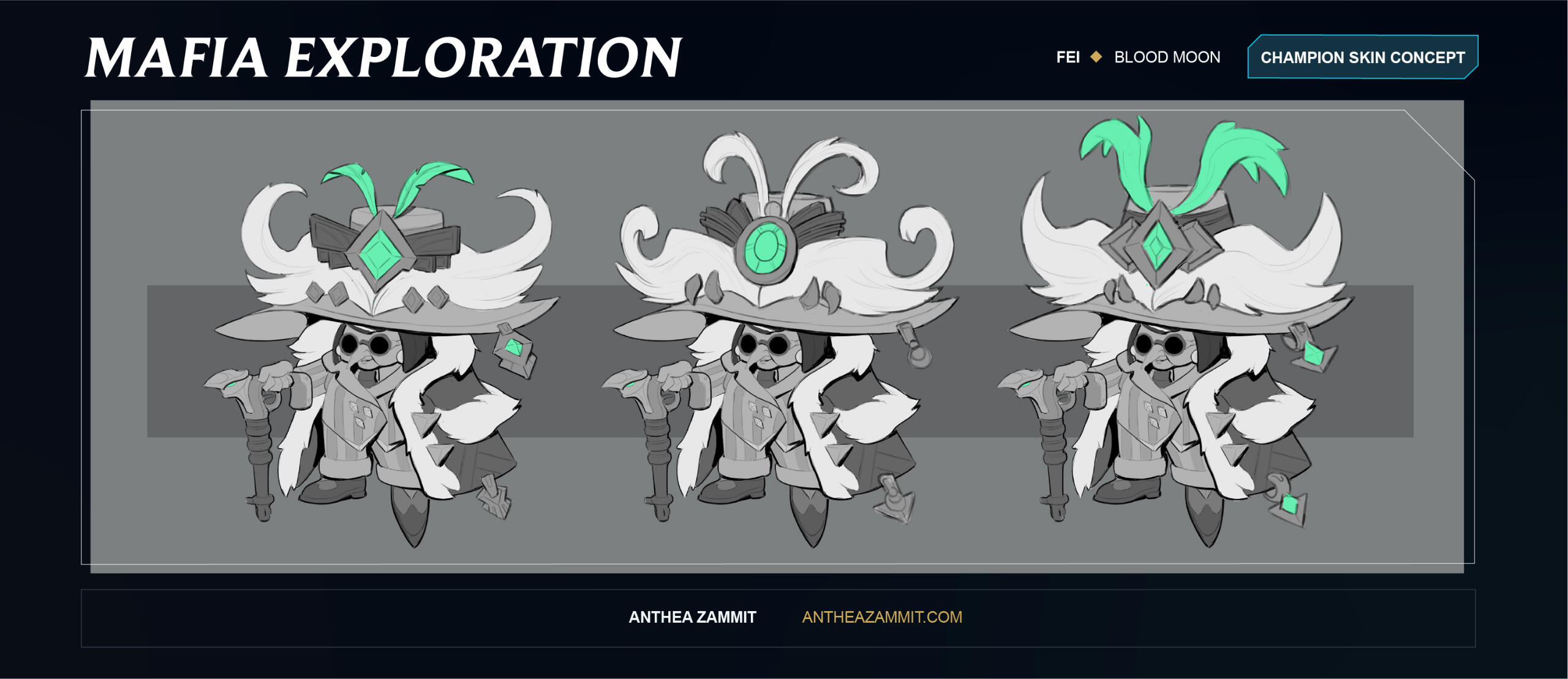 Fan Skin: Blood Moon Fei Skin Explorations