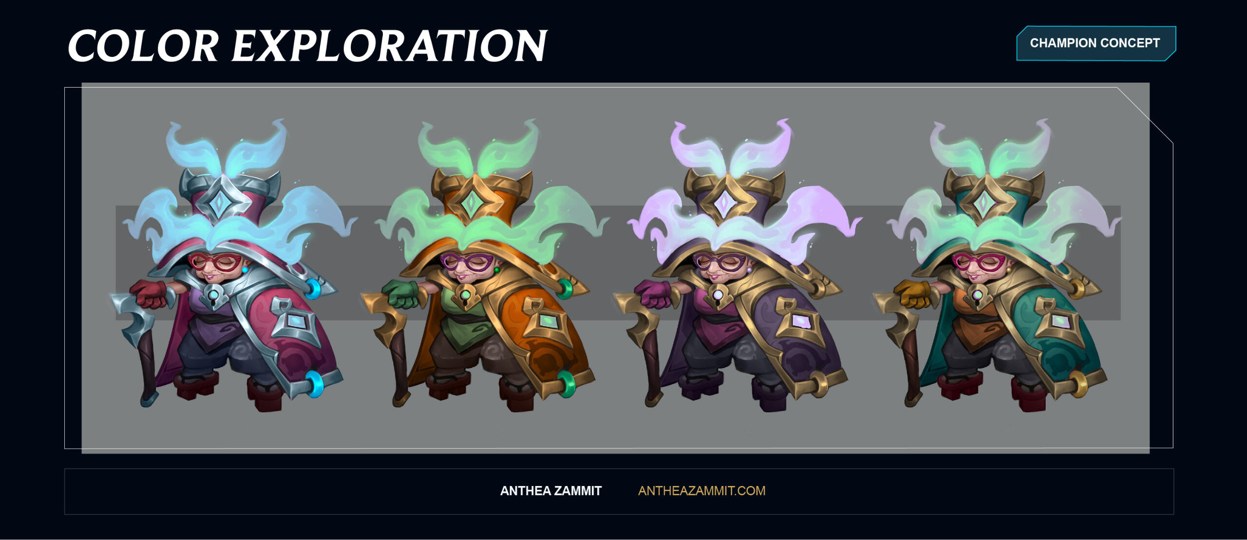 LOL Fan Champion : Fei Color Iterations